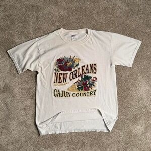 HEAVY COTTON "NEW ORLEANS CAJUN COUNTRY" GRAPHIC TEE